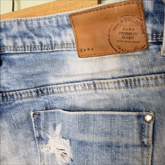 ZARA • Slim Premium Wash Trafaluc Blue Jeans 6 - Picture 5 of 6
